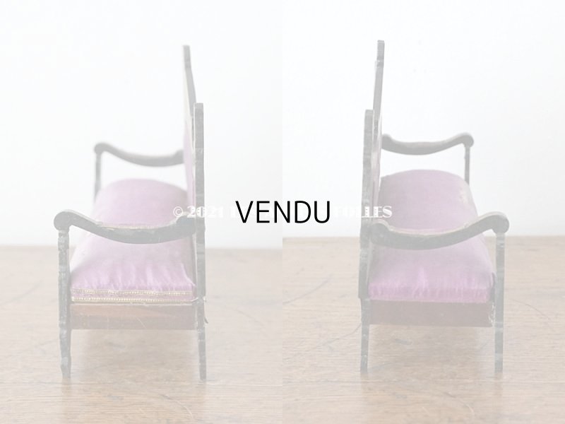 画像5: 19世紀 アンティーク  ミニョネット用　ソファ 家具　