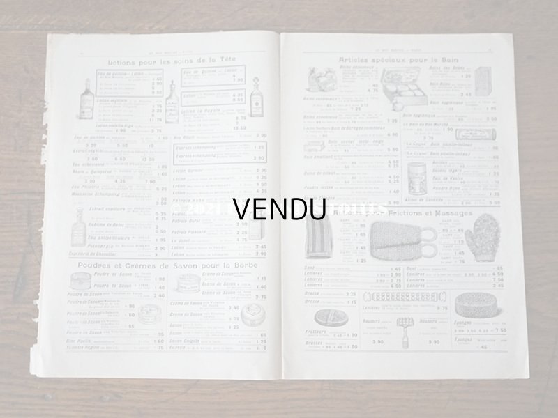 画像10: アンティーク ボンマルシェのカタログ パフュームリー ・ ファン (扇) PARFUMERIE BROSSERIE EVENTAILS - AU BON MARCHE -
