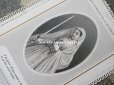 画像2: アンティーク  初聖体のカニヴェ ホーリーカード  レースの透かし模様 コミュニオン (2)