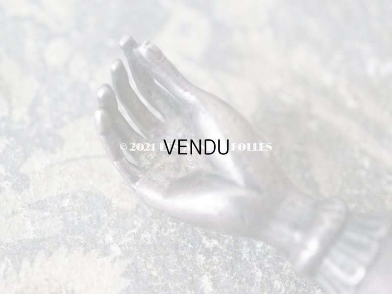 画像4: アンティーク 小さなシーリングスタンプ 手のモチーフ イニシャル 【C.D】4×1.6cm