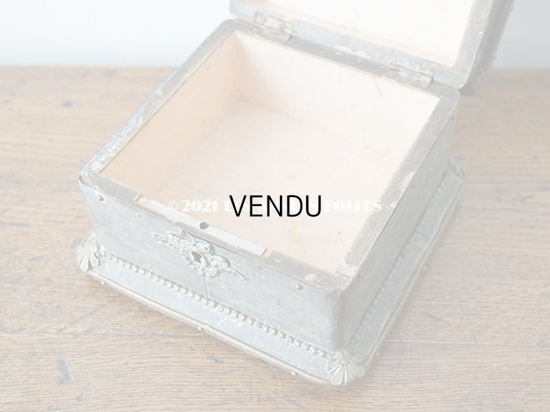 画像11: 19世紀 アンティーク ナポレオン3世時代 お菓子箱 ハンドル & 鍵穴　＆　脚付き チョコレートボックス 木箱 