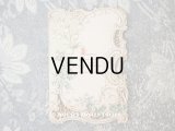 1900年 アンティーク  初聖体の立体カード 見開き型　鈴蘭　＆　勿忘草 