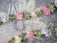 画像5: アンティーク シルク製 6色の薔薇のロココトリム 