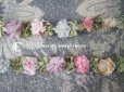 画像8: アンティーク シルク製 6色の薔薇のロココトリム 