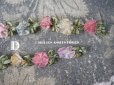 画像15: アンティーク シルク製 6色の薔薇のロココトリム 