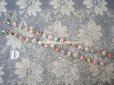 画像10: アンティーク シルク製 6色の薔薇のロココトリム 
