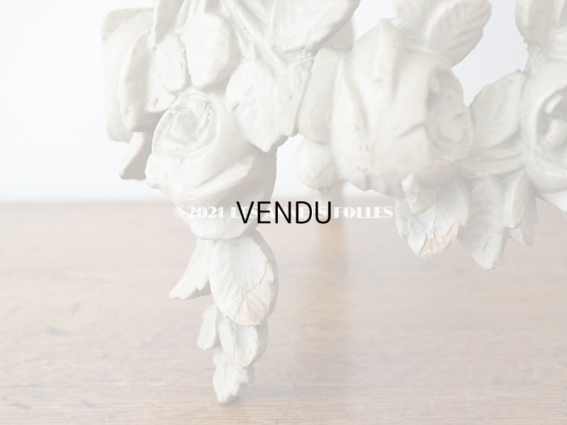 画像11: アンティーク 薔薇のガーランドのウォールシェルフ 