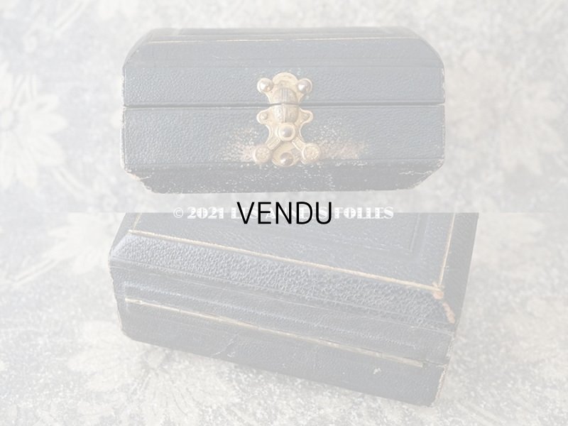 画像5: 19世紀末 アンティーク 大きなジュエリーボックス プレゼンテーションボックス 紫のベルベット