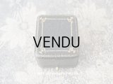 1900年代 アンティーク  リングボックス　金彩入り ダークグリーン ジュエリーボックス