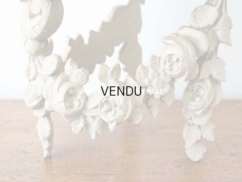 画像7: アンティーク 薔薇のガーランドのウォールシェルフ 