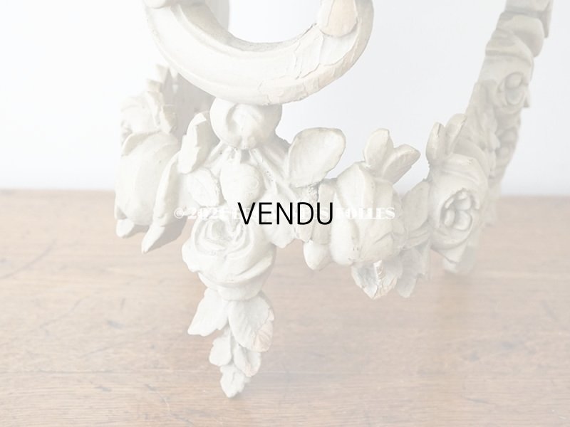 画像6: アンティーク 薔薇のガーランドのウォールシェルフ 