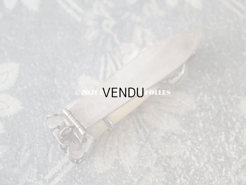 画像7: アンティーク 　手のモチーフのクラヴィエ シャトレーヌ　マザーオブパール