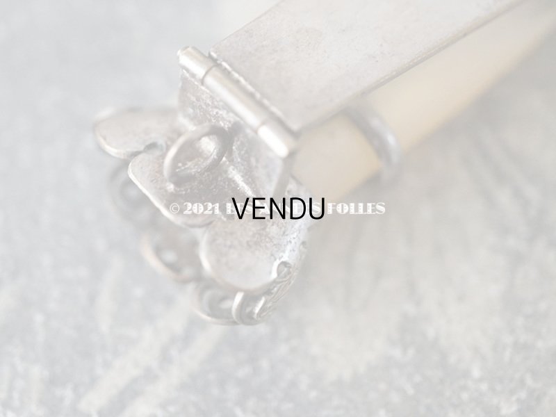 画像8: アンティーク 　手のモチーフのクラヴィエ シャトレーヌ　マザーオブパール