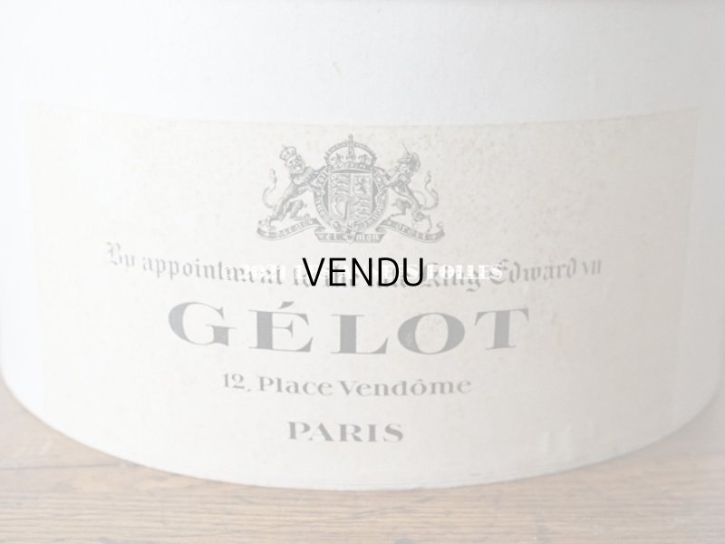 画像6: アンティーク ハットボックス M - GELOT -