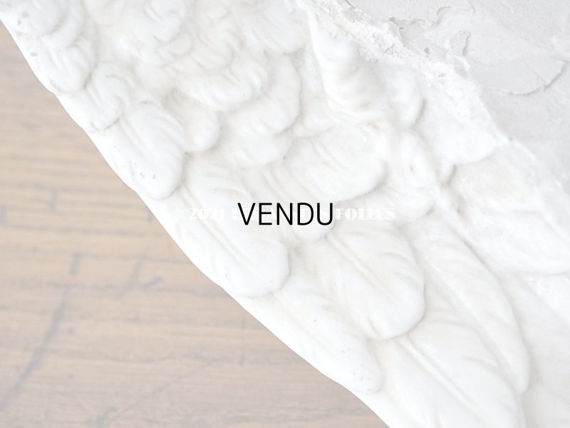 画像5: 1900年代 アンティーク 天使の羽 石膏のオーナメント