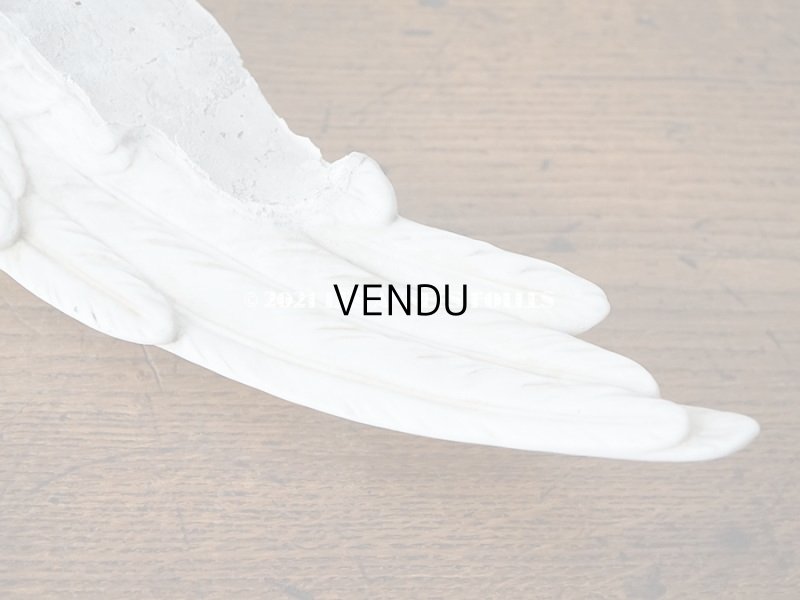 画像4: 1900年代 アンティーク 天使の羽 石膏のオーナメント