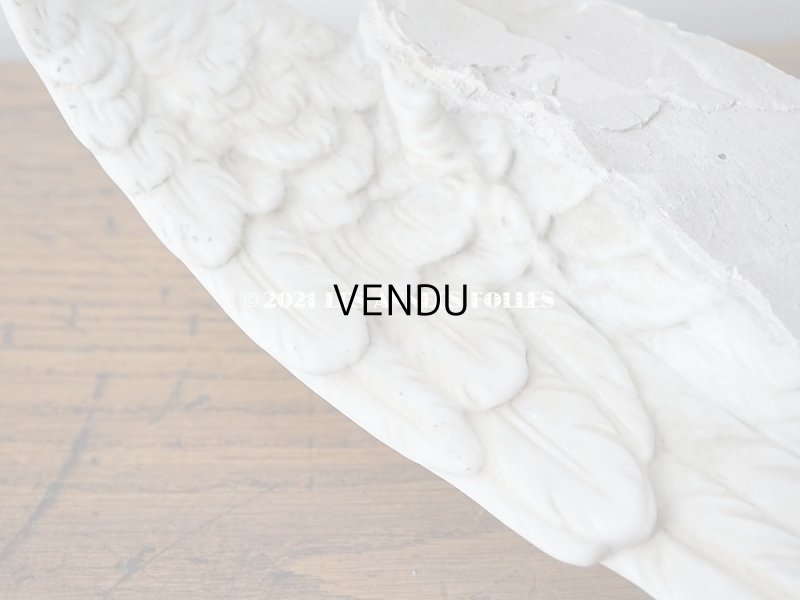 画像3: 1900年代 アンティーク 天使の羽 石膏のオーナメント