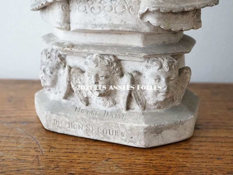 画像11: *蚤の市* 1900年代 アンティーク  聖母マリア&幼いキリストの石膏像