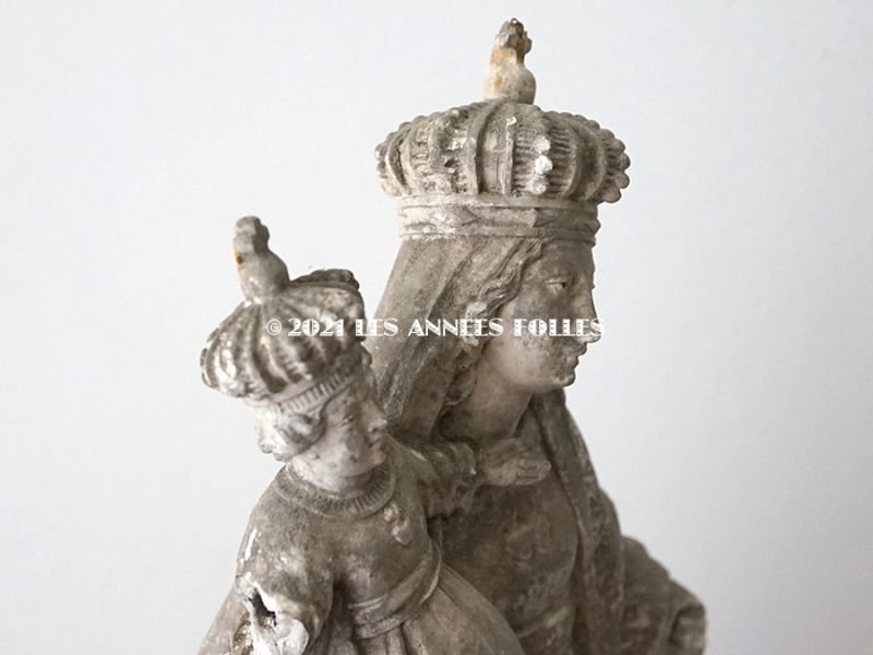 画像7: *蚤の市* 1900年代 アンティーク  聖母マリア&幼いキリストの石膏像