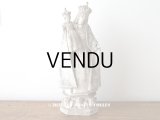 1900年代 アンティーク 聖母マリア＆幼いキリストの石膏像