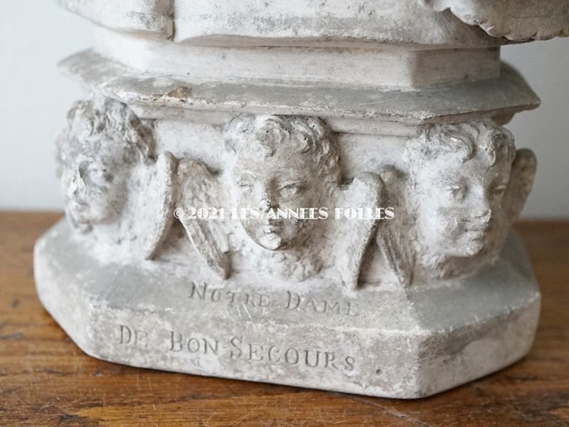 画像13: *蚤の市* 1900年代 アンティーク  聖母マリア&幼いキリストの石膏像