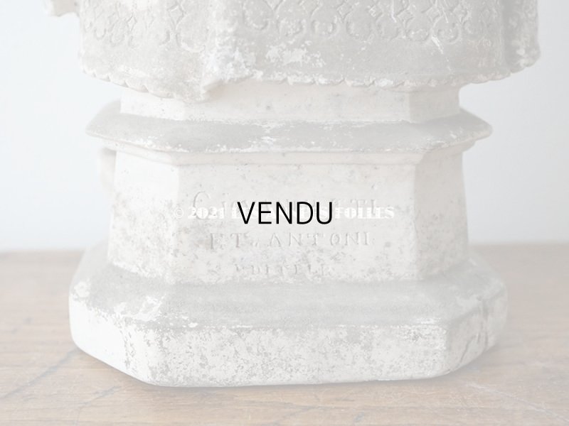 画像15: ＊蚤の市＊ 1900年代 アンティーク  聖母マリア＆幼いキリストの石膏像