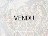 1900年代 アンティーク ダイカットクロモ　薔薇&菫＆鈴蘭＆勿忘草のアルファベットのセット　24ピースのセット
