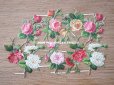 画像6: 1900年代 アンティーク ダイカットクロモ　薔薇