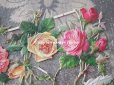 画像2: 1900年代 アンティーク ダイカットクロモ　薔薇 (2)
