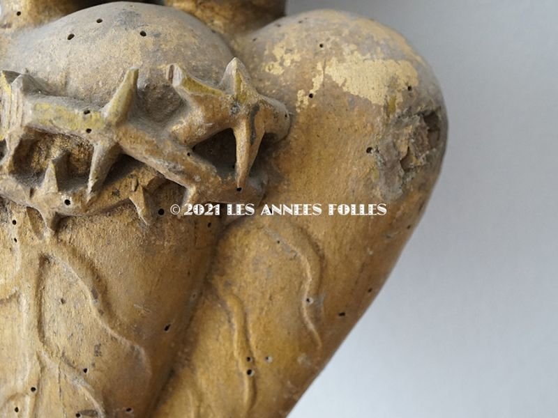 画像10: 18世紀 アンティーク キリストの聖なるハート