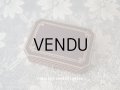 1900年代　アンティーク ジュエリーボックス　金彩入り チョコレートブラウン 