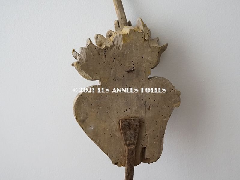 画像14: 18世紀 アンティーク キリストの聖なるハート