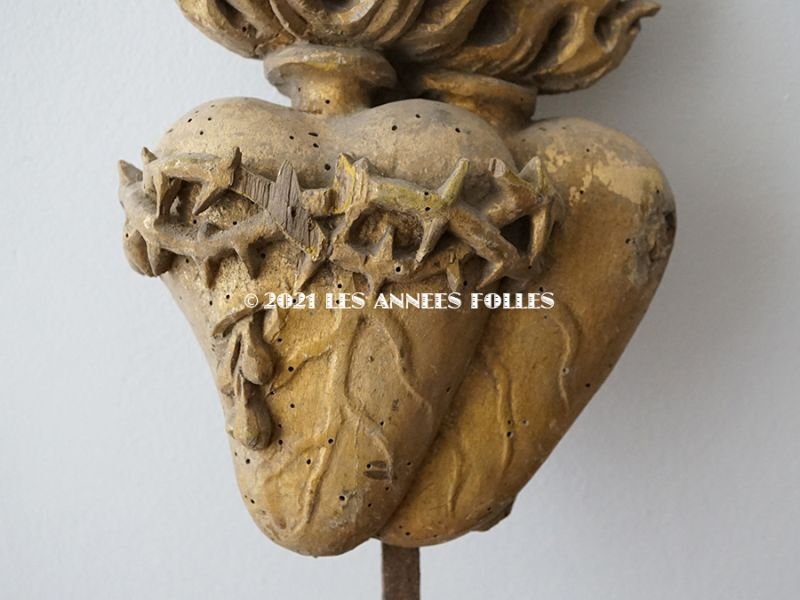 画像8: 18世紀 アンティーク キリストの聖なるハート