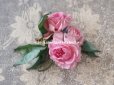 画像4: アンティーク 小さな薔薇の布花 