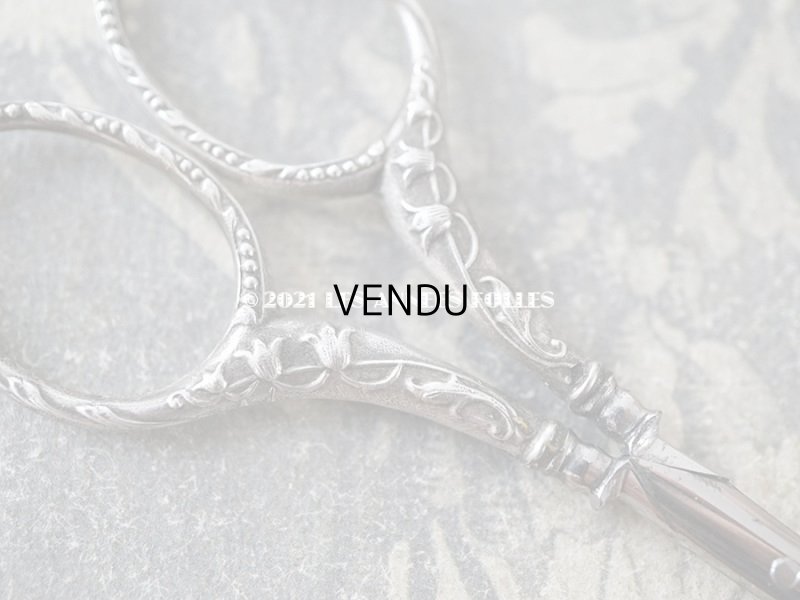 画像11: アンティーク シルバー製 鈴蘭の裁縫道具セット