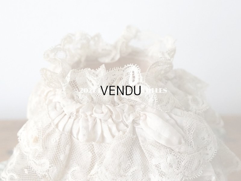 画像5: アンティーク   パウダーピンクのシルク　＆　レース 結婚式のオモニエール