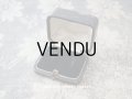 19世紀末 アンティーク 本革製 ピアス用 ジュエリーボックス  黒