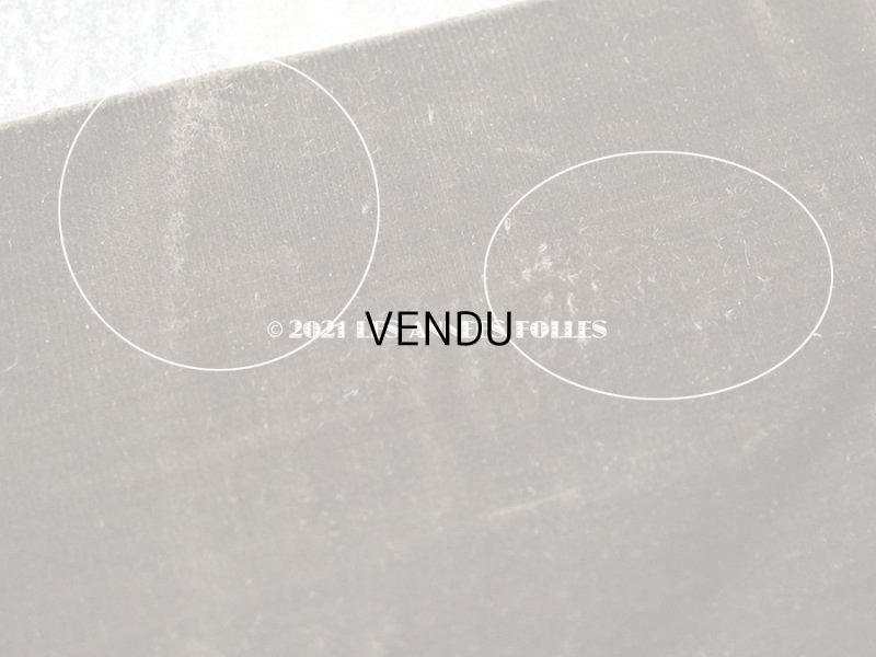 画像6: 19世紀末 アンティーク シルク製 幅広 ベルベットのリボン カーキブラウン 108cm 幅11cm