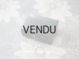 19世紀末 アンティーク 本革製 ピアス用 小さなジュエリーボックス  ダークグリーン