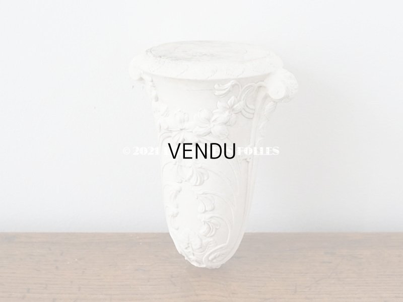 画像3: 1900年代 アンティーク 菫のオーナメント 石膏製 スミレ柄