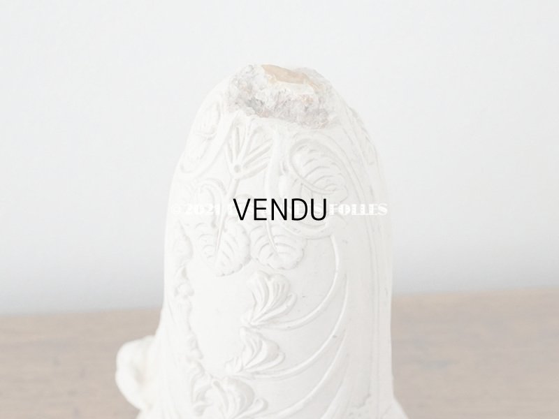 画像6: 1900年代 アンティーク 菫のオーナメント 石膏製 スミレ柄