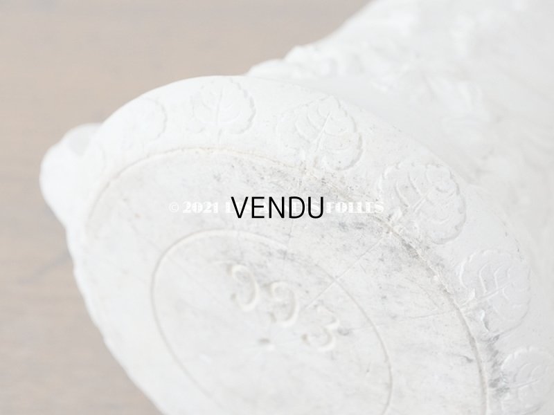 画像12: 1900年代 アンティーク 菫のオーナメント 石膏製 スミレ柄