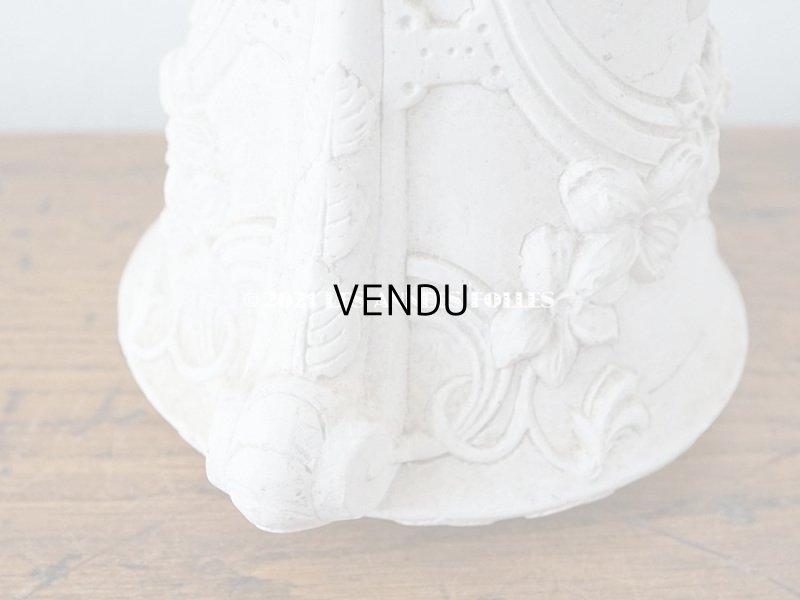 画像9: 1900年代 アンティーク 菫のオーナメント 石膏製 スミレ柄