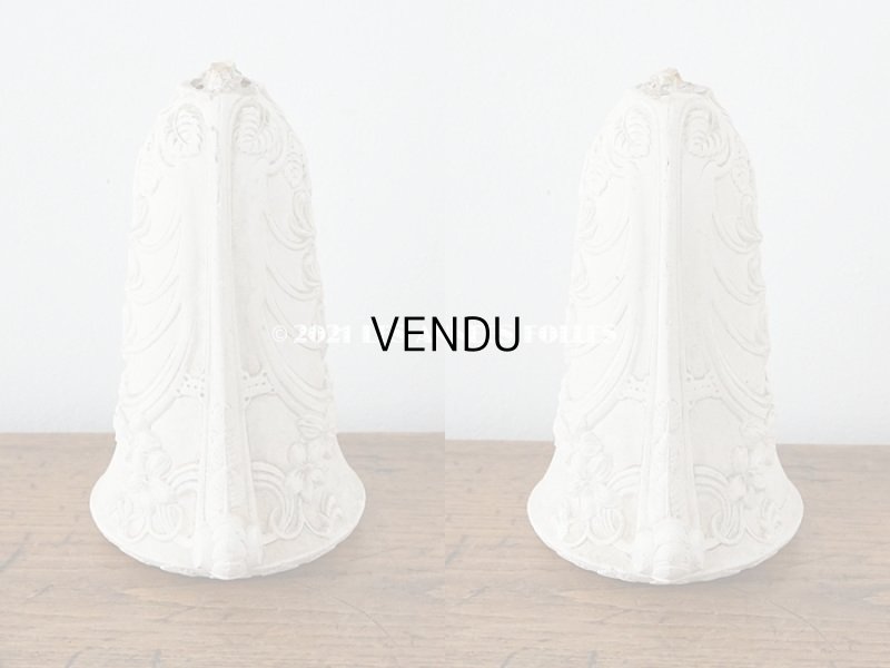 画像5: 1900年代 アンティーク 菫のオーナメント 石膏製 スミレ柄