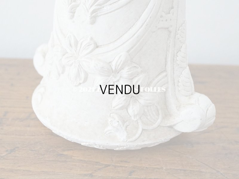 画像7: 1900年代 アンティーク 菫のオーナメント 石膏製 スミレ柄