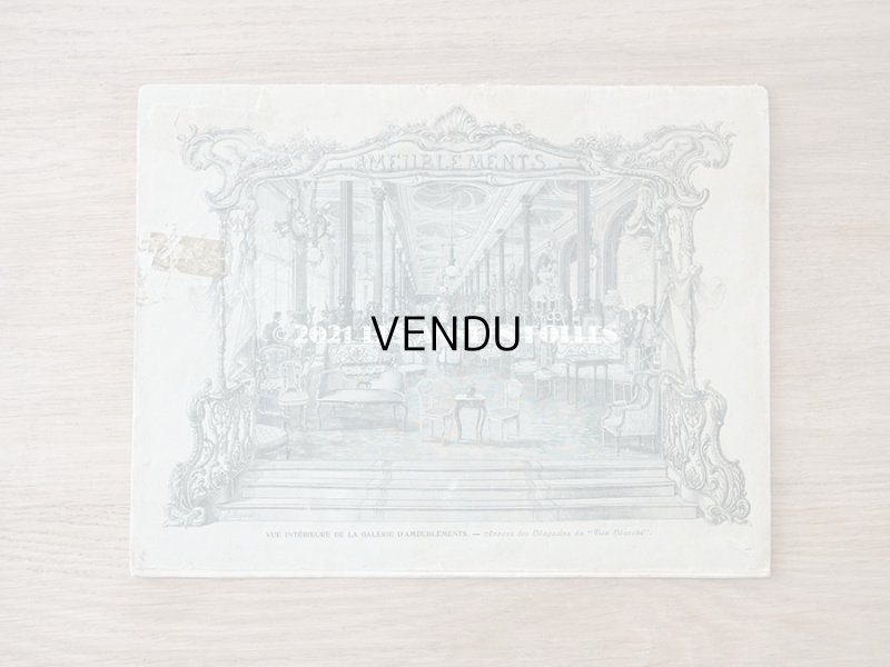 画像3: 1905年 アンティーク ボンマルシェのカタログ　椅子　＆　デコレーション SIEGES ARTISTIQUES AMEUBLEMENTS - AU BON MARCHE -