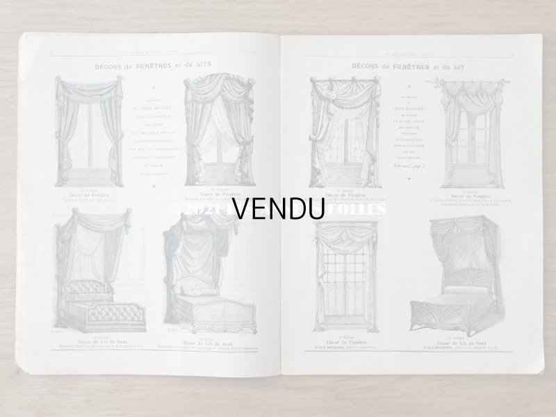 画像6: 1905年 アンティーク ボンマルシェのカタログ　椅子　＆　デコレーション SIEGES ARTISTIQUES AMEUBLEMENTS - AU BON MARCHE -