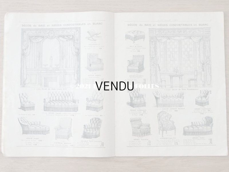 画像10: 1905年 アンティーク ボンマルシェのカタログ　椅子　＆　デコレーション SIEGES ARTISTIQUES AMEUBLEMENTS - AU BON MARCHE -
