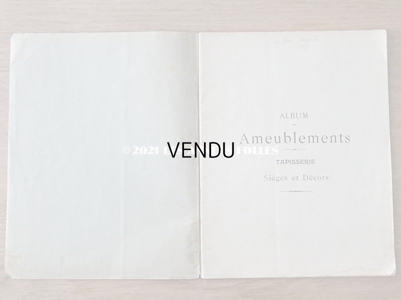 画像4: 1905年 アンティーク ボンマルシェのカタログ　椅子　＆　デコレーション SIEGES ARTISTIQUES AMEUBLEMENTS - AU BON MARCHE -