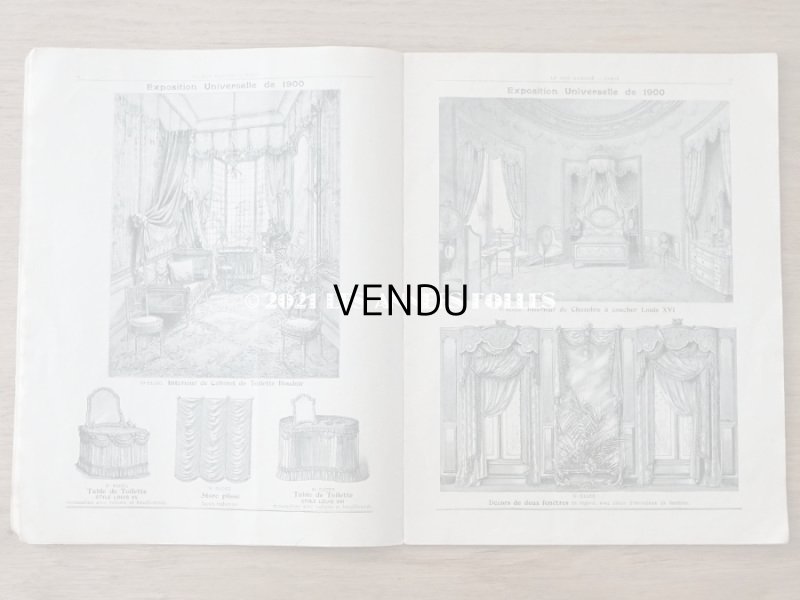 画像8: 1905年 アンティーク ボンマルシェのカタログ　椅子　＆　デコレーション SIEGES ARTISTIQUES AMEUBLEMENTS - AU BON MARCHE -